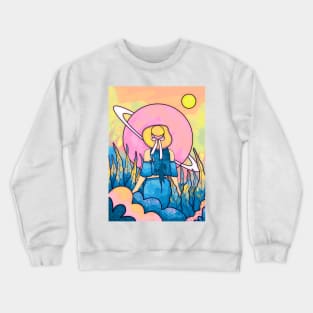 The space girl Crewneck Sweatshirt